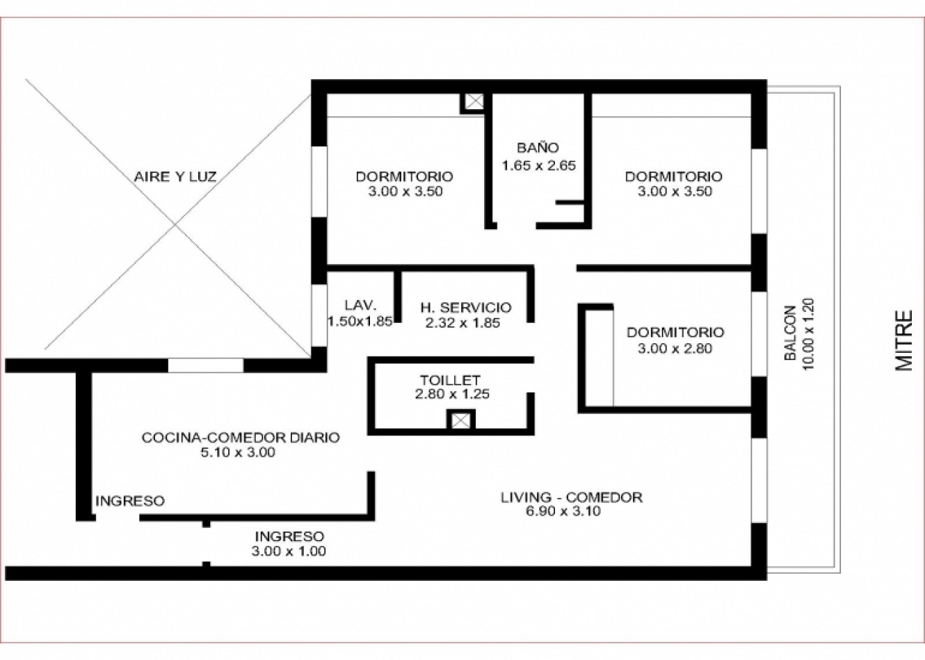 Venta Departamento con cochera. Zona Centro